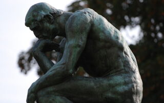 The Thinker by Rodin